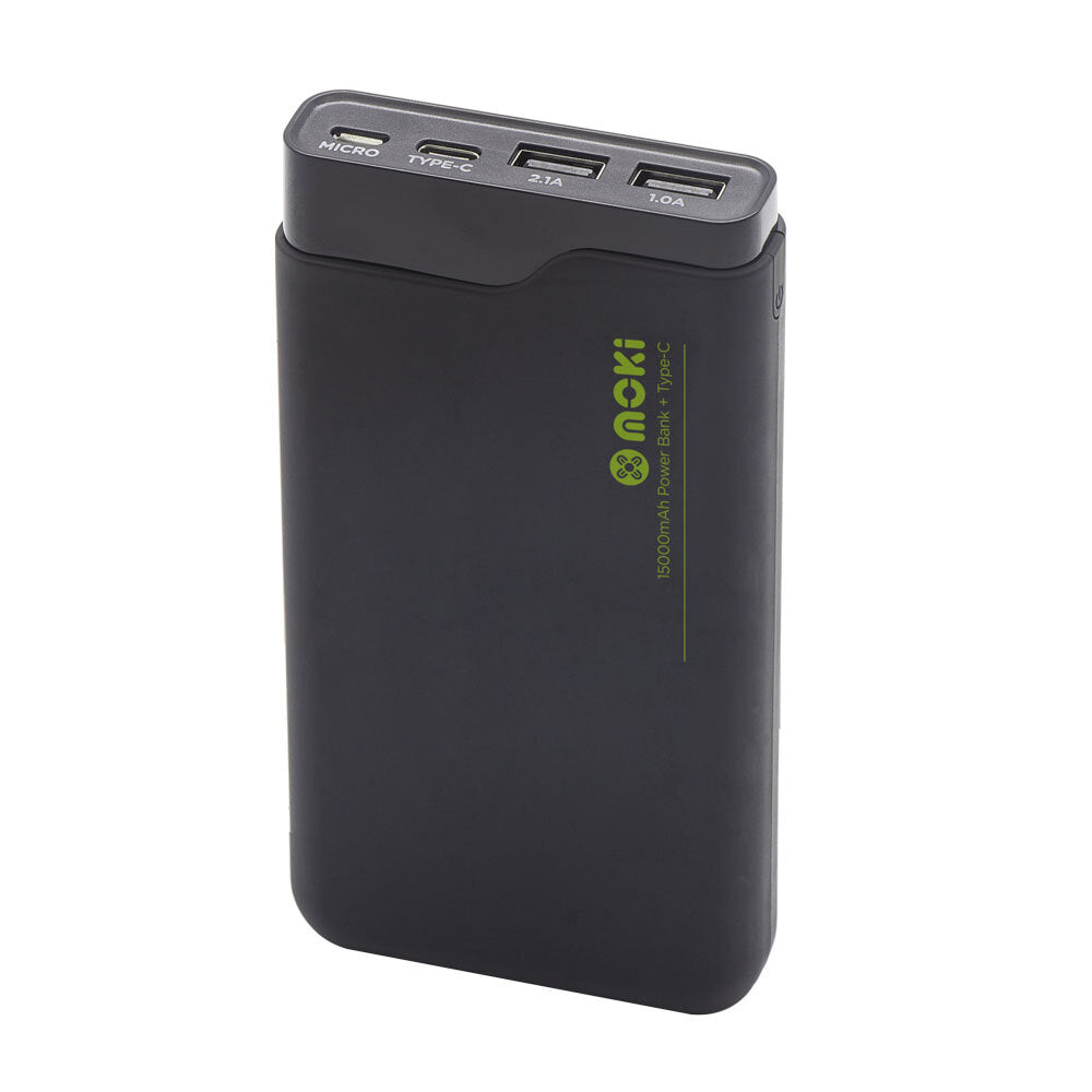 Moki 15000mAh Usb-c/usb-a Power Bank External Battery Portable Charger for Phone