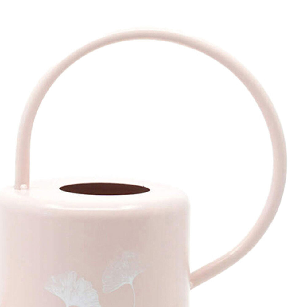 Rayell Ginkgo 36cm Metal Watering Can Home/Garden Decor Indoor/Outdoor Peach — image 2