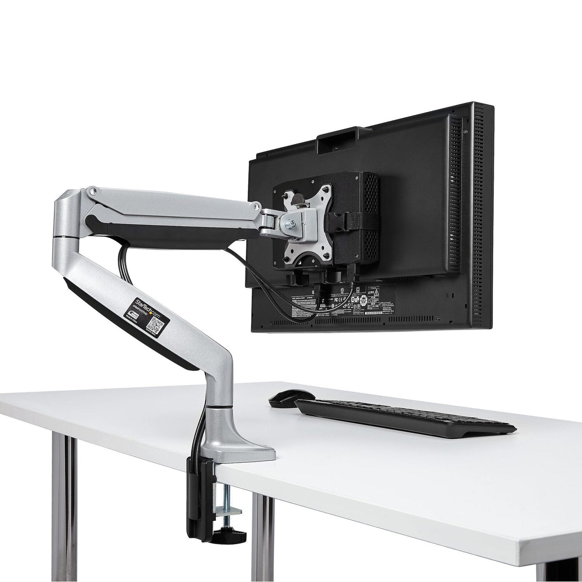 Star Tech 5kg Adjustable .7 to 2.8in Mounting Bracket w/ Pads/Strap f/ Thin CPU — image 5