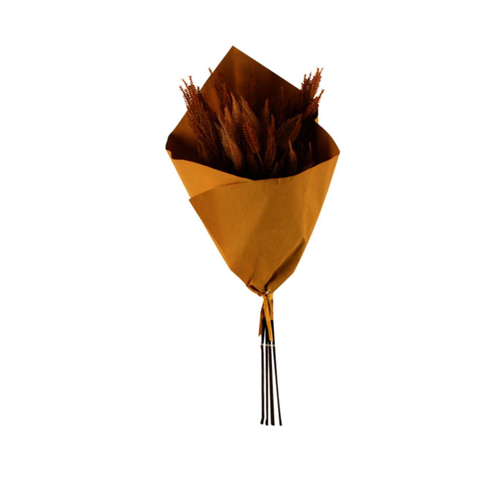 Maine & Crawford 50cm Wheat Bouquet In Paper Wrap Artificial/Fake Faux Brown