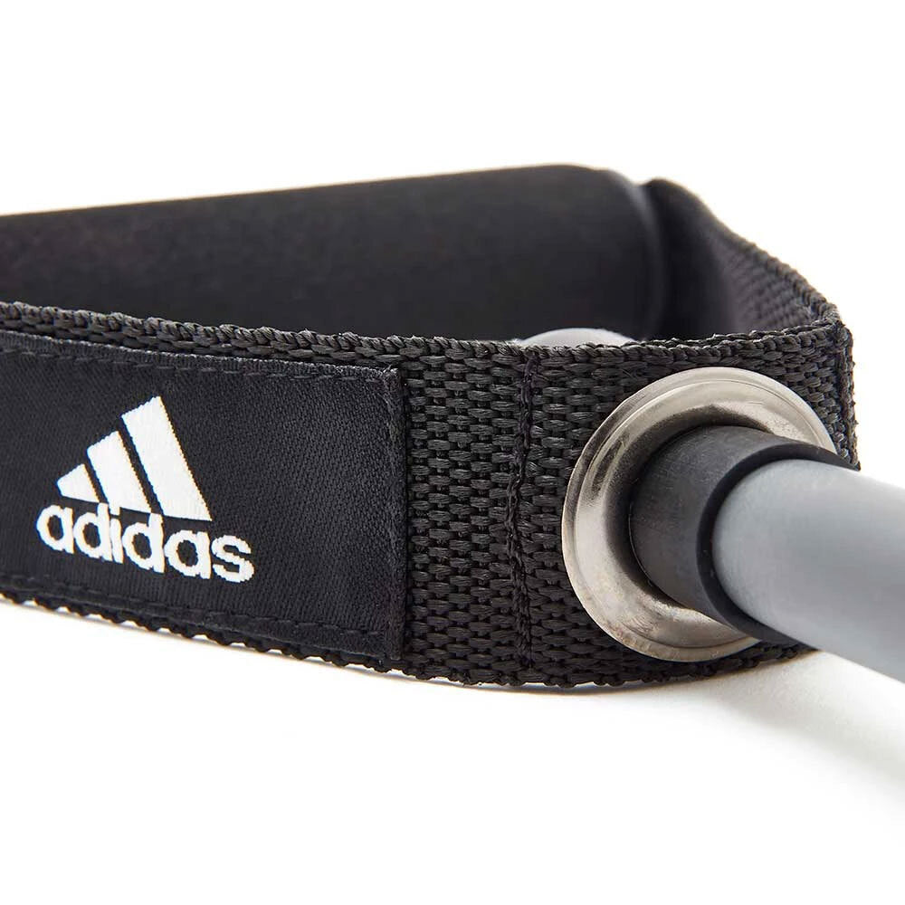Adidas Rubber 140cm Resistance Tube Strength/Exercise Training Level 3 Black/GRY — image 2