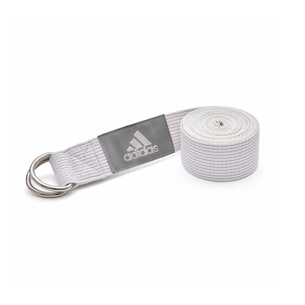 Adidas 2.5m Yoga Adjustable Training/Fitness Band Home/Gym Exercise Strap White — image 2