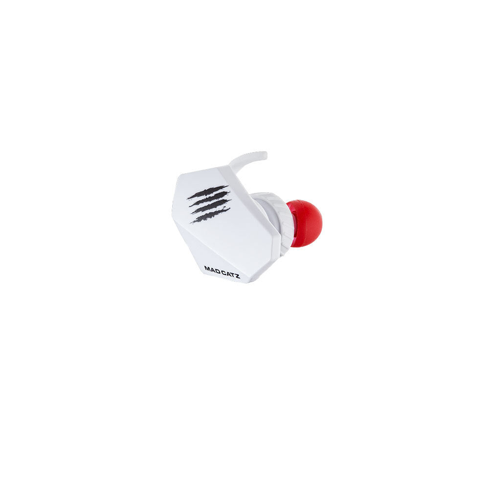 Mad Catz E.S. PRO+ Wired 3.5mm AUX Gaming In Ear Earbuds w/Microphone White — image 3
