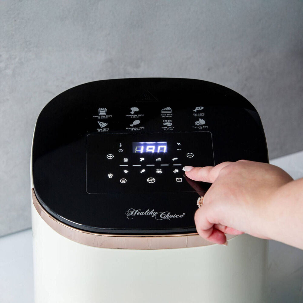 Healthy Choice 1400W Cream 7L Digital Air Fryer/Electric Airfryer Oven — image 3