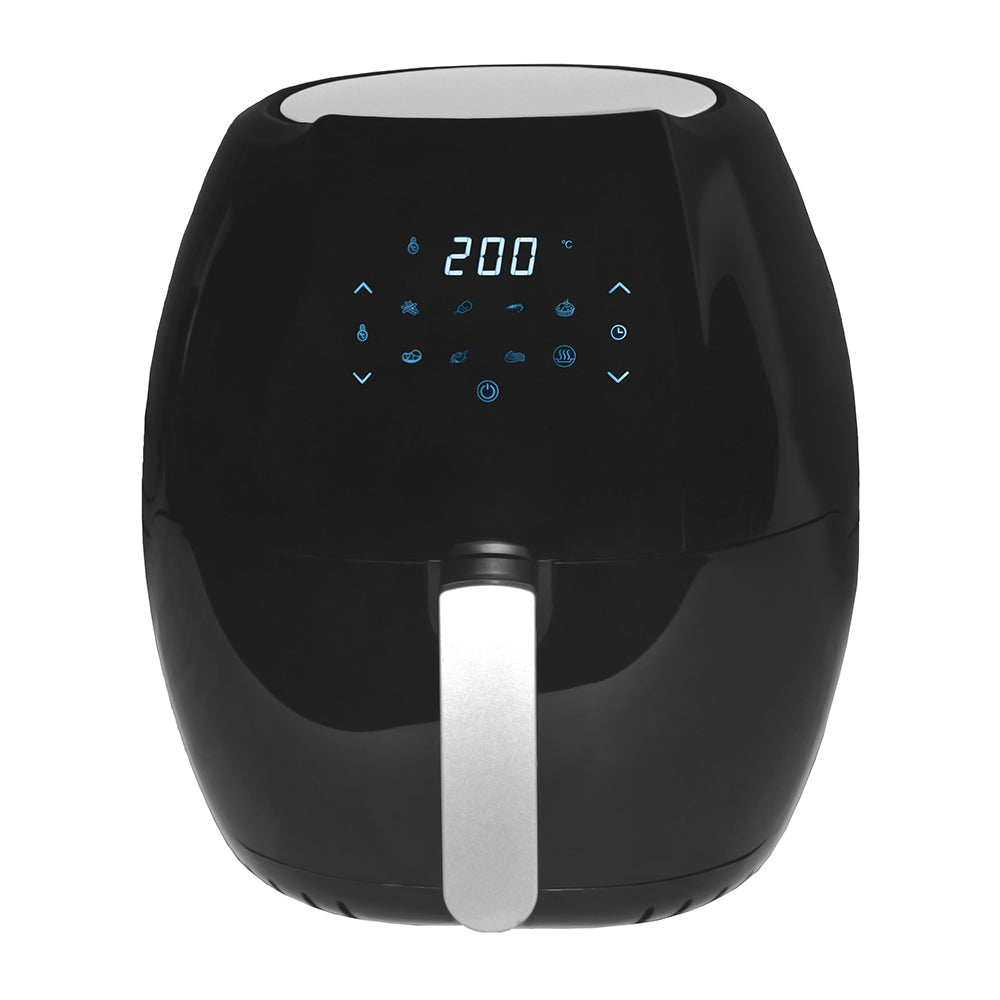 Healthy Choice 8L Digital Air Fryer Electric 1800W Non Stick w/Rack Less Oil Fries Cooking BLK — image 2