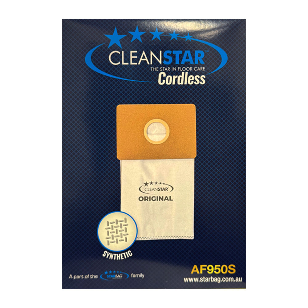 Cleanstar Synthetic VacBag AF950S for Vprostar Backpack Vacuum Cleaner (5 Pieces)