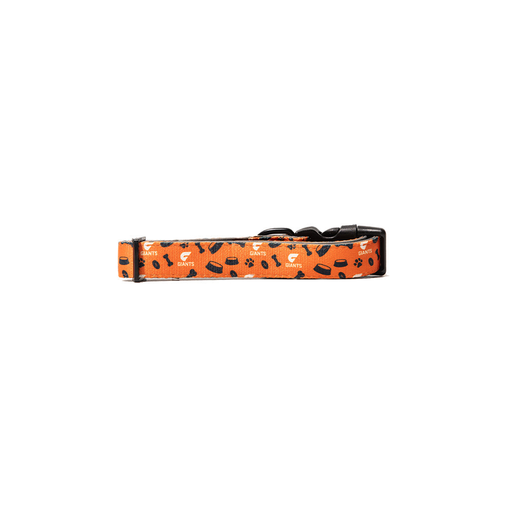 Afl GWS Giants Pet Collar S Dog 23-43cm Nylon Accessory Adjustable Strap Buckle — image 2