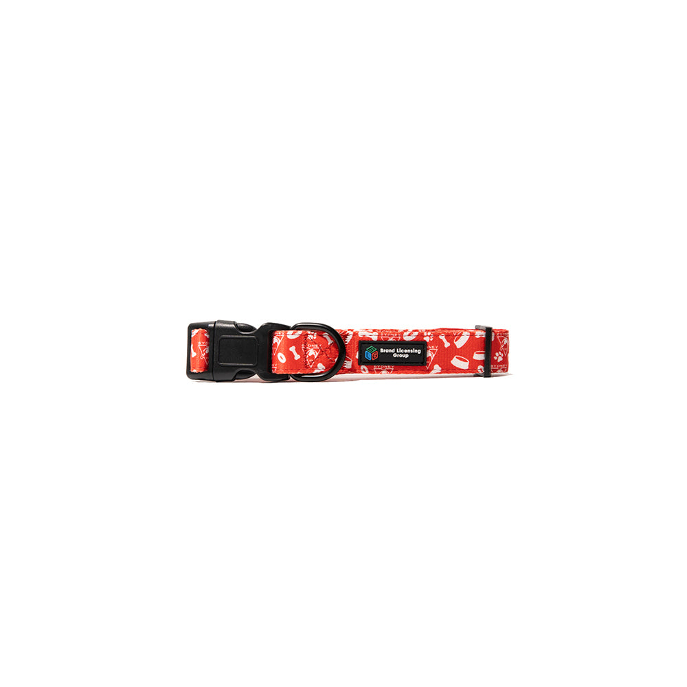 Afl Sydney Swans Pet Collar S Dog 23-43cm Neck Nylon Accessory Strap Buckle