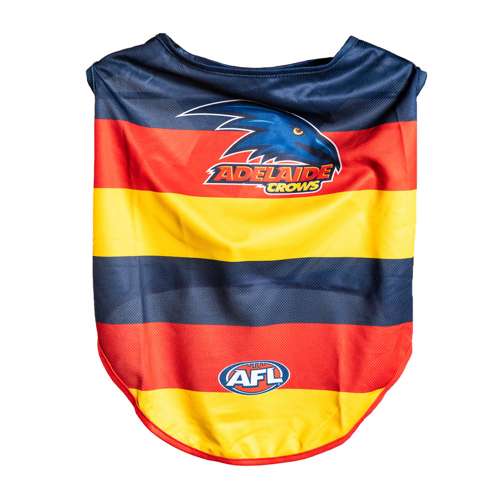 Afl Adelaide Crows Pet Dog/Puppy Sports Breathable Jersey Clothing/Costume M