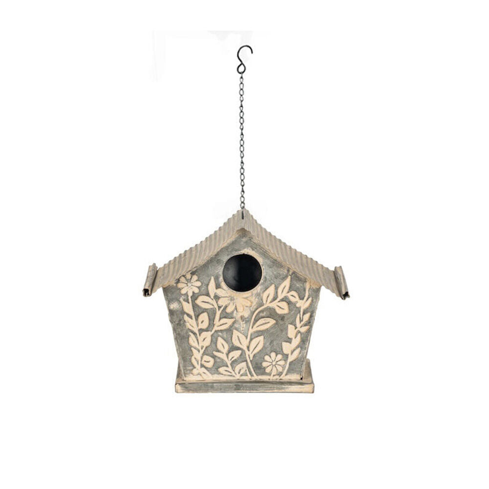 A.Fresco Metal Flower Hanging Bird House/Shelter Home/Garden Decor 23x18.5cm (2 Pack) — image 2