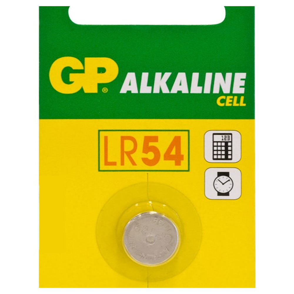 GP LR54/A89 Alkaline 45MAH 1.5V Battery Button Cell/Coin f/Hearing Aids/Toys — image 2