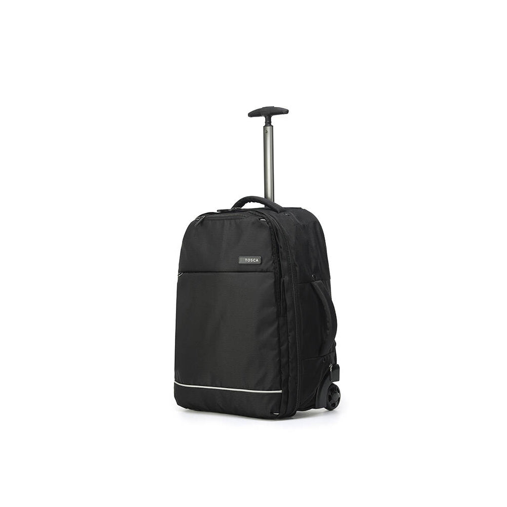Tosca So-Lite 50cm Wheeled Travel Trolley/Backpack Carry On Duffle Bag Black — image 2