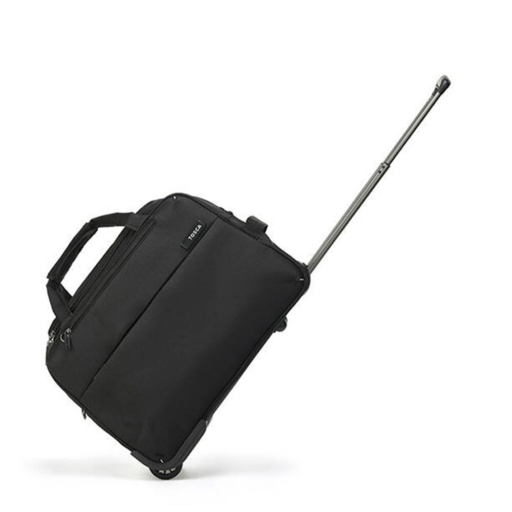 Tosca So-Lite 50cm/45L Cabin Travel Trolley Carry On Bag w Wheels — Black
