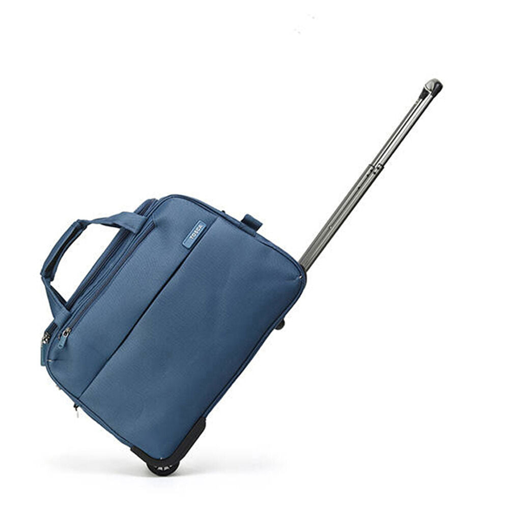 Tosca So-Lite 50cm/45L Cabin Travel Trolley Carry On Bag w Wheels — Blue