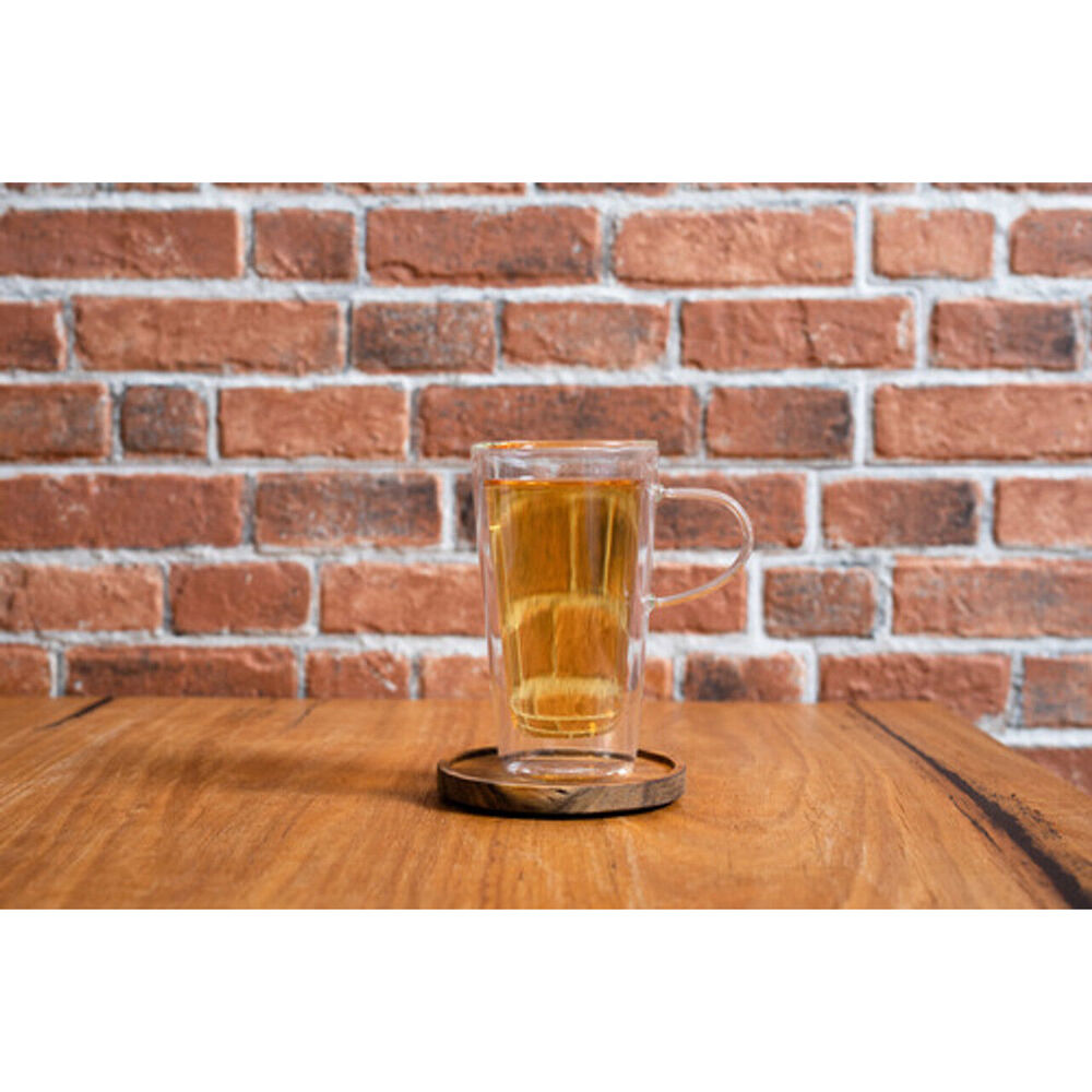 Coffee Culture Amelia 250ml Double Wall Glass Set - Clear (4 Pieces) — image 2