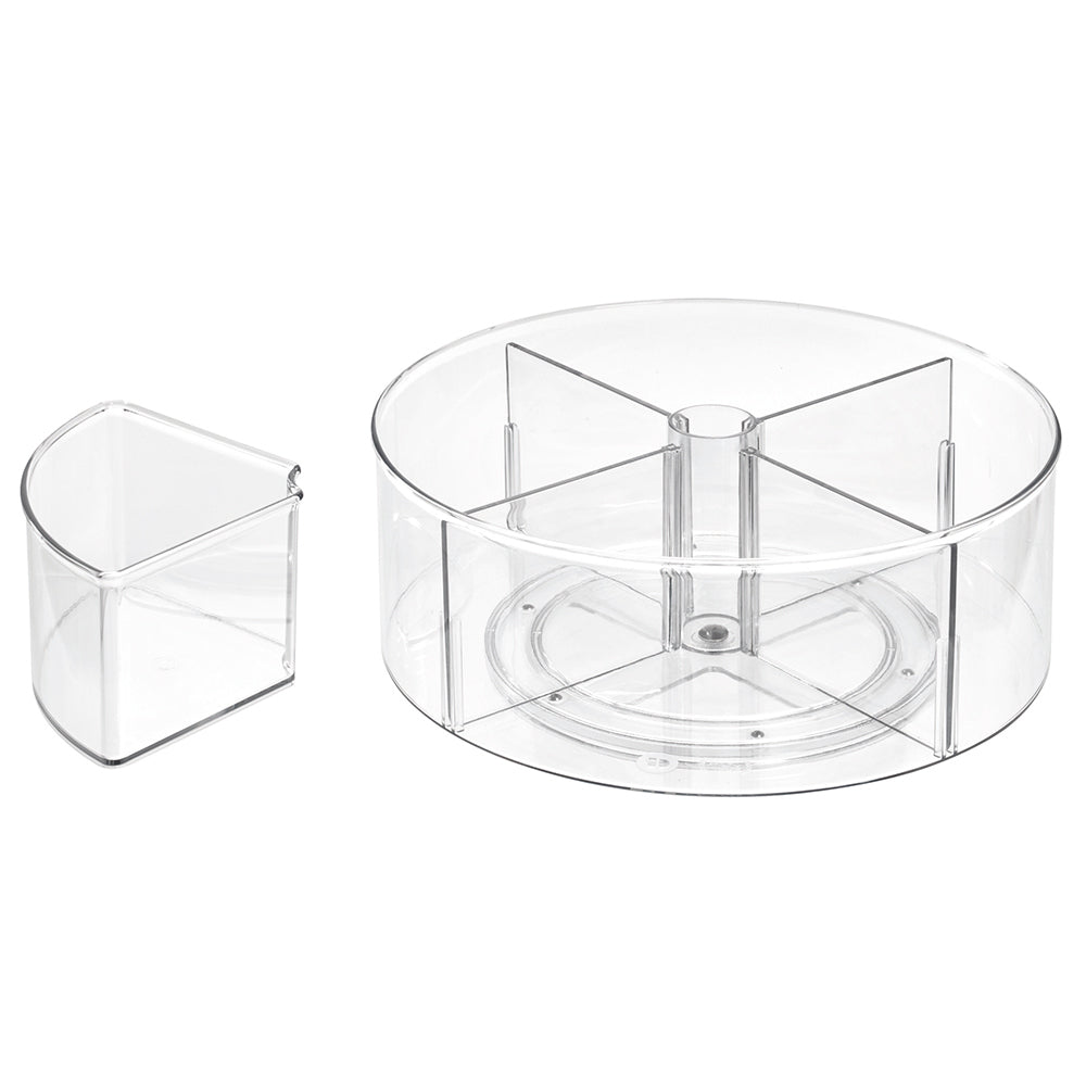 Idesign The Home Edit Deep Divided Storage/Organiser Turntable/Lazy Susan 29cm — image 2