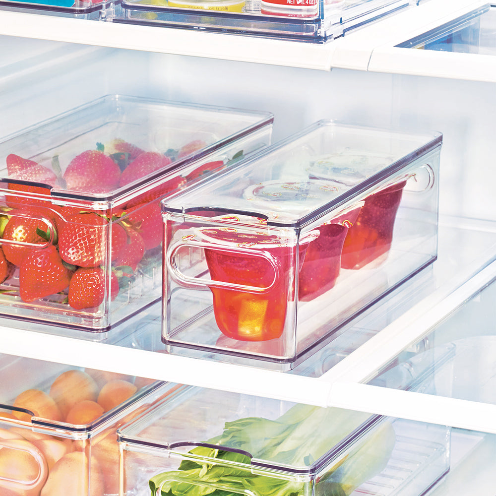 Idesign The Home Edit Stackable Fridge Storage/Organiser Bin/Tub Narrow 30cm — image 4