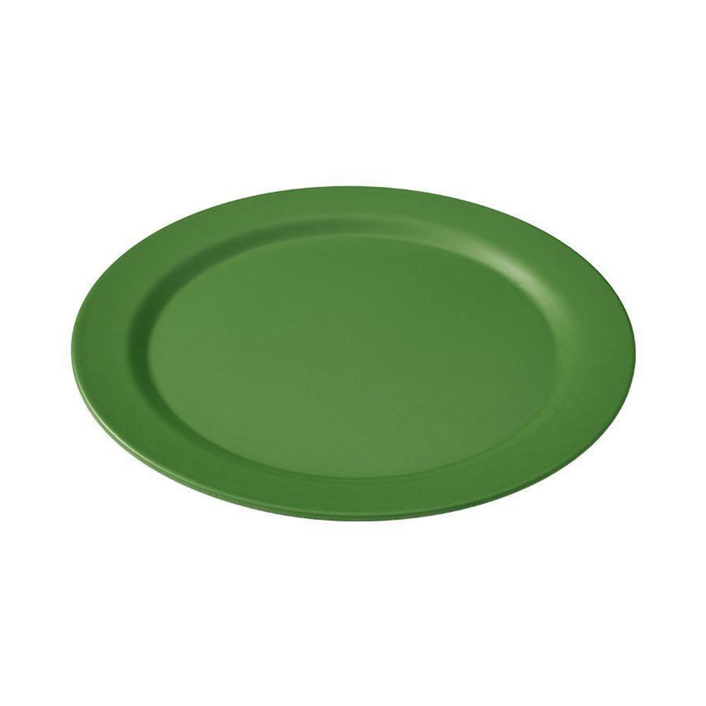 Eco Soulife All Natural Outdoors Picnic Camping Reusable Dinner Plate Green
