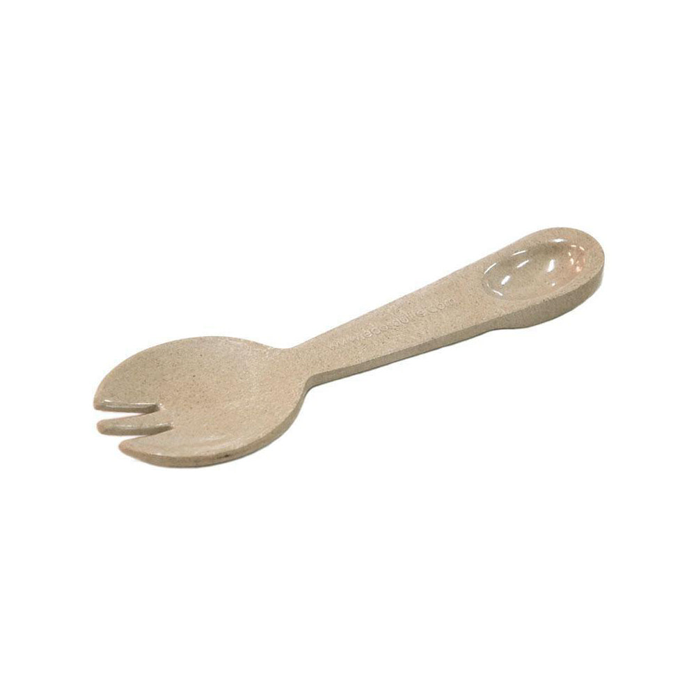 Eco Soulife 4pc EcoSouLife Reusable Rice Husk Soul Spork Dining Utensil Meal Cutlery Set (2 Pack) — image 2
