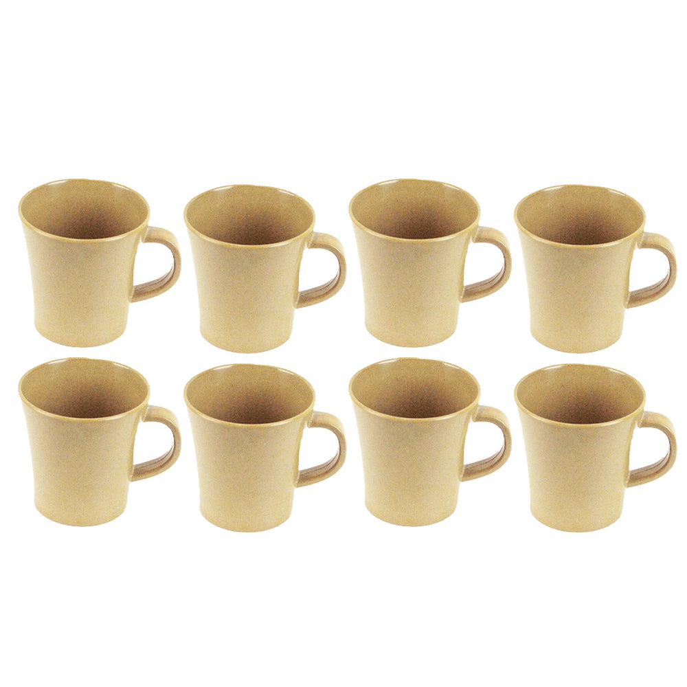 Eco Soulife 8pc EcoSouLife Rice Husk/Melamine Soul Reusable Drinking Mug Party 296ml (2 Pack)