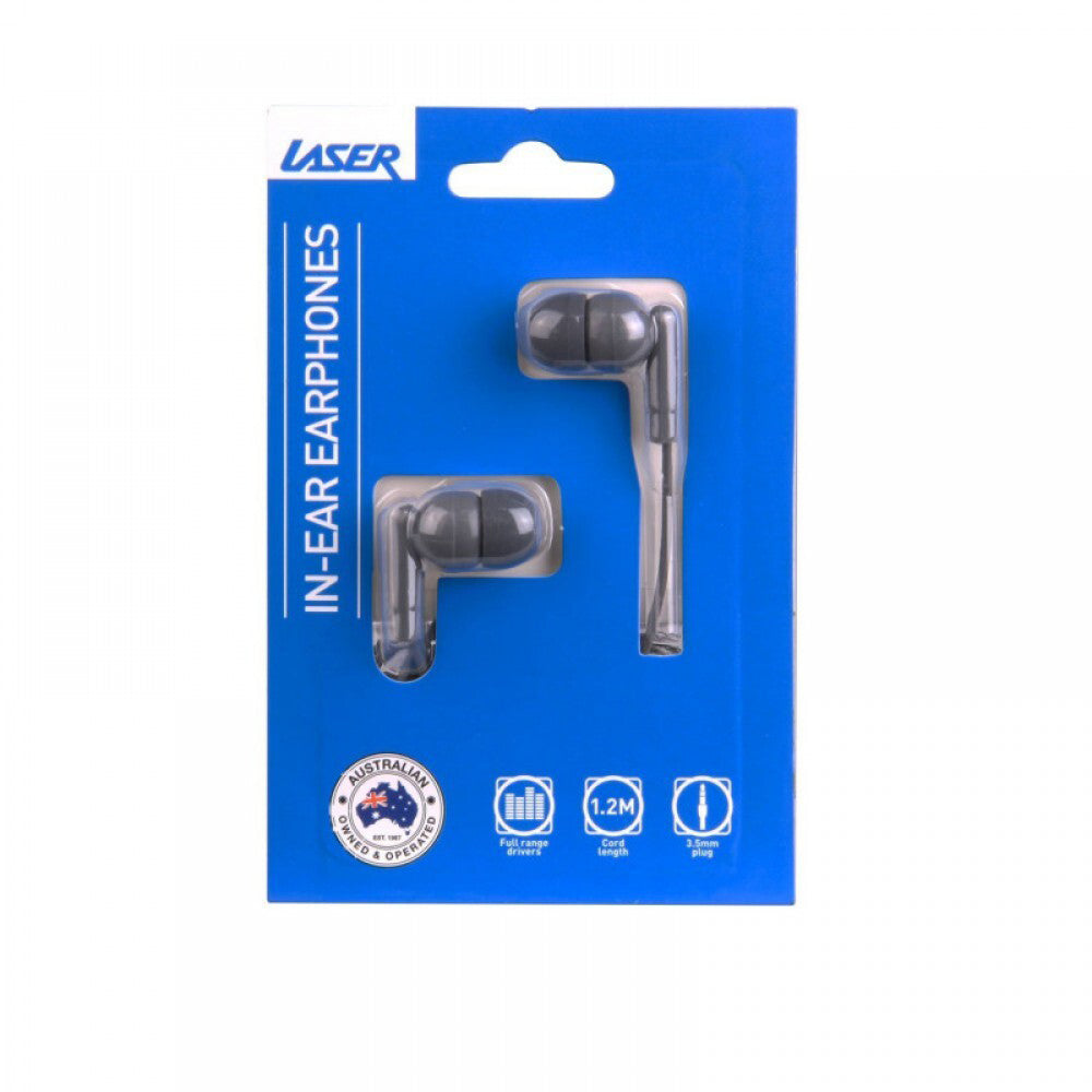 Laser Wired 3.5mm Silicone In-Ear Earbud Headphones 1.2m For Smartphone Tornado — image 2