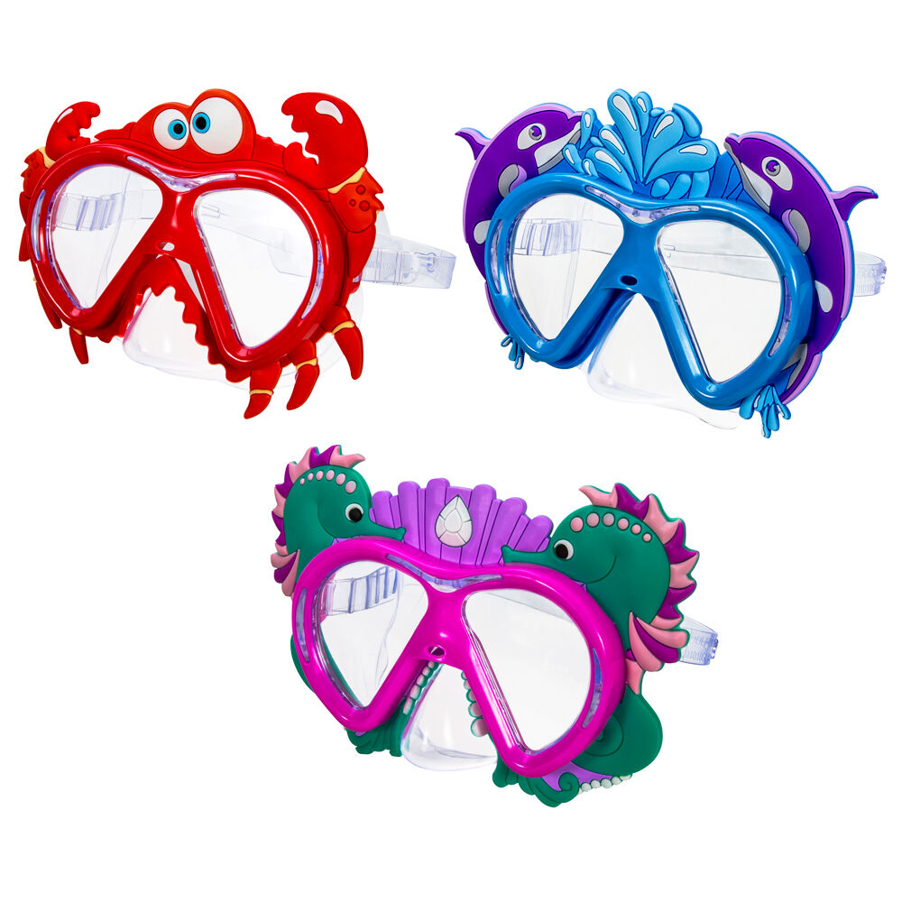Aqua Leisure Clear Lens Character Swimming Goggle Mask w/ Strap Assorted — image 2
