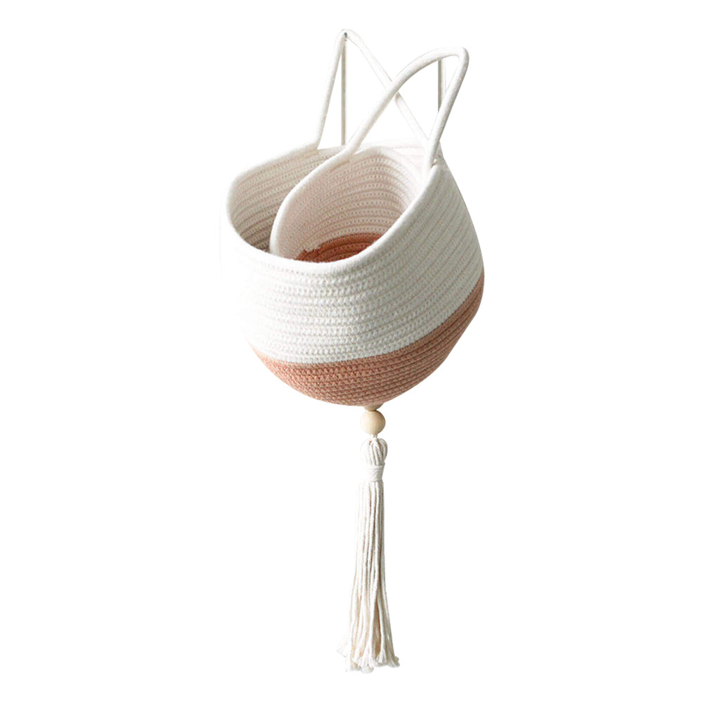 Rayell Lana Hanging Planters Salmon/White Home Decor Large/Small 18/25cm (2 Pieces) — image 2