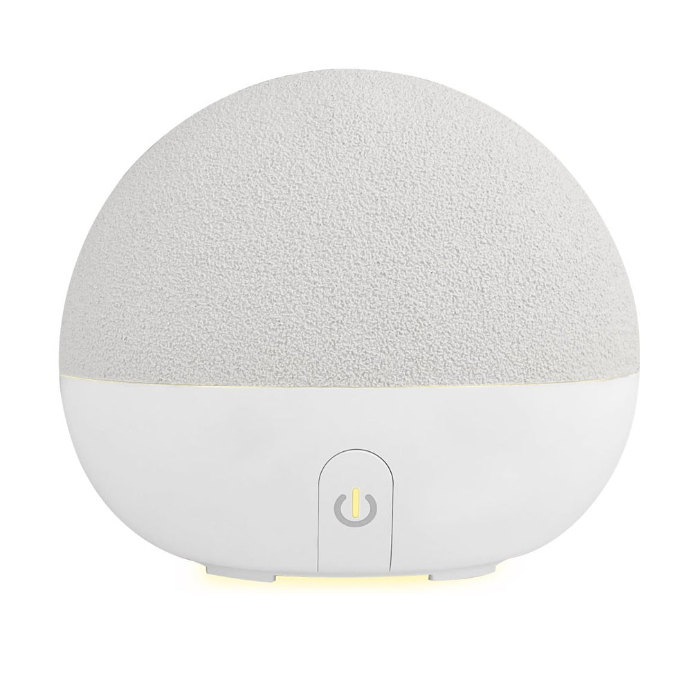 Homedics Ellia Stone Electric Air Aroma Essential Oil Diffuser Ceramic Stone Taupe 20cm
