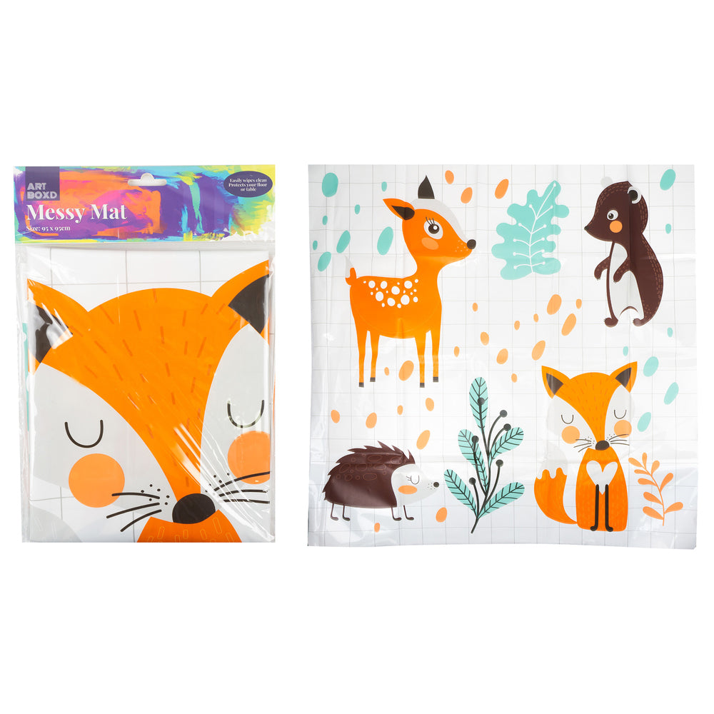 Art Boxd Messy Mat PVC Table/Floor Protector Painting/Craft Activity Pad Assort — image 2