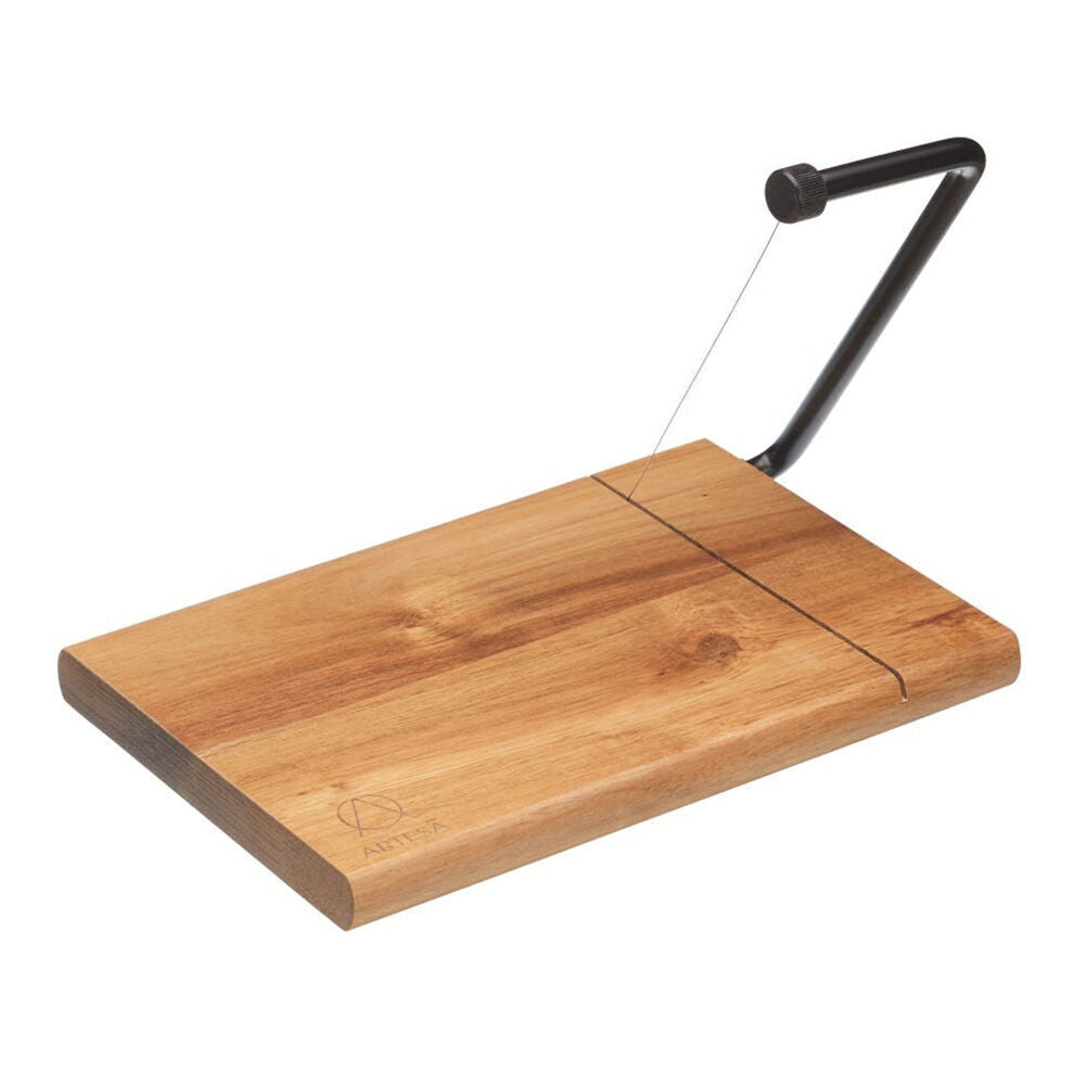 Artesa Traditional Wire Cheese Slicer/Wooden Board Dinner Party/Entertaining (2 Pack) — image 2