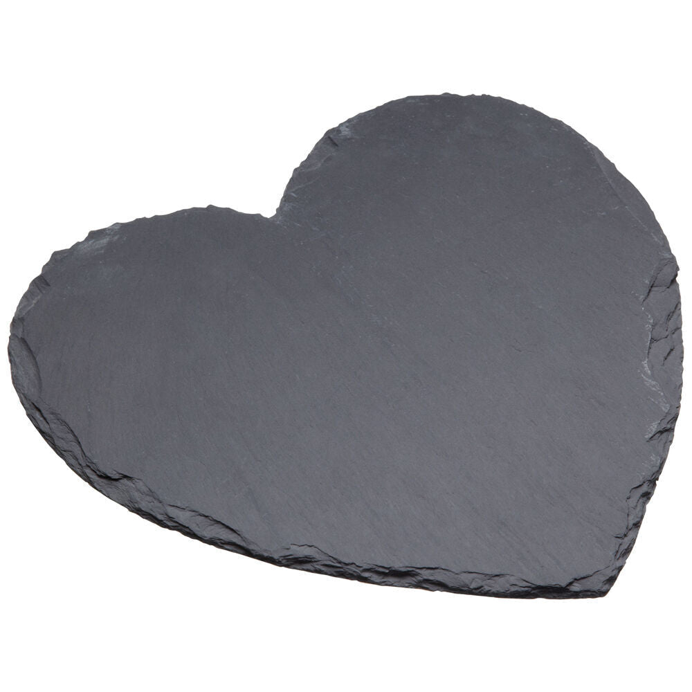 Artesa Rustic Slate Heart Shaped Serving Platter/Tray Charcuterie/Entree (2 Pack) — image 2