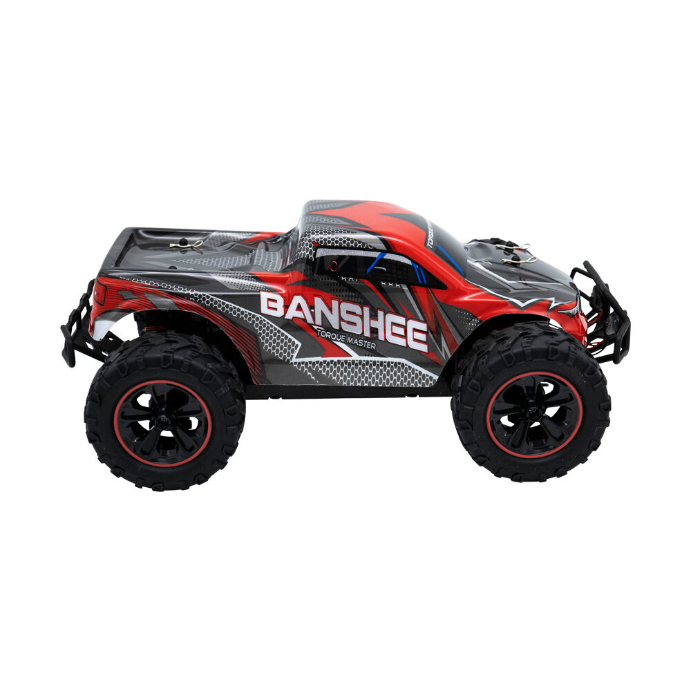 Revolt Remote Control Truck/UTE Banshee 4x4 Kids High Speed RC Toy Black 14y+