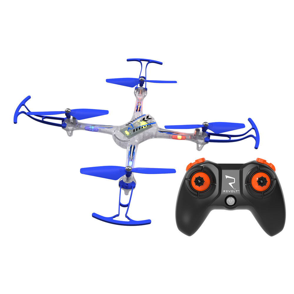 Revolt Remote Control Night Hawk Stunt LED Drone Kids Easy Fly Features — image 2
