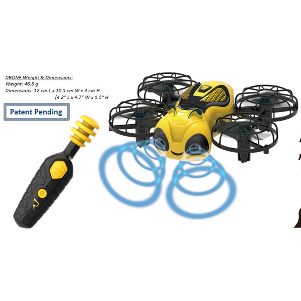 Wahu Revolt Radio Control Follow Me Bee Mini Drone RC Toy Kids 5y+ 11.9x11cm Yellow — image 2