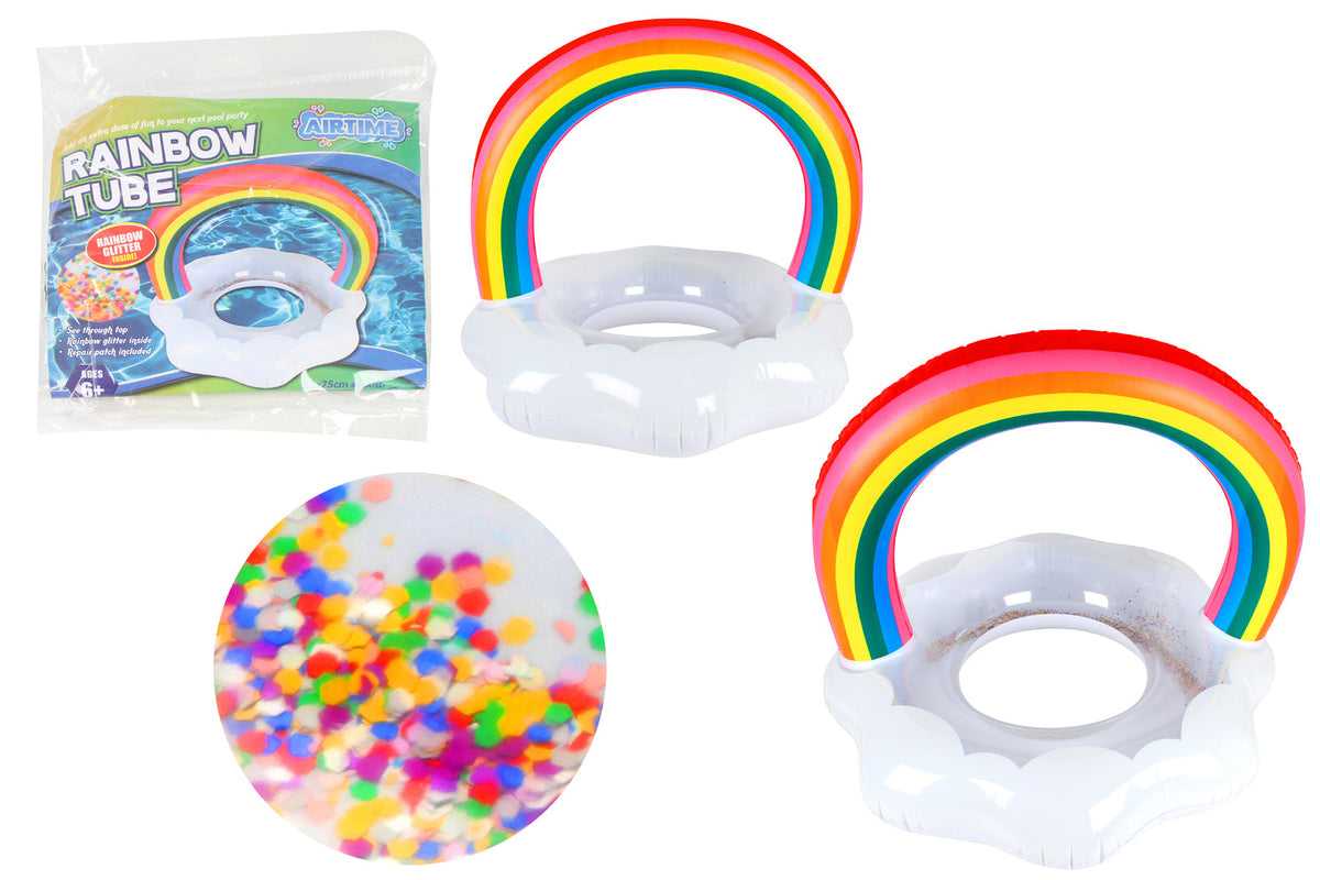 Airtime 85x75cm Inflatable Rainbow Tube Pool/Beach Floating Kids/Children Toy — image 2