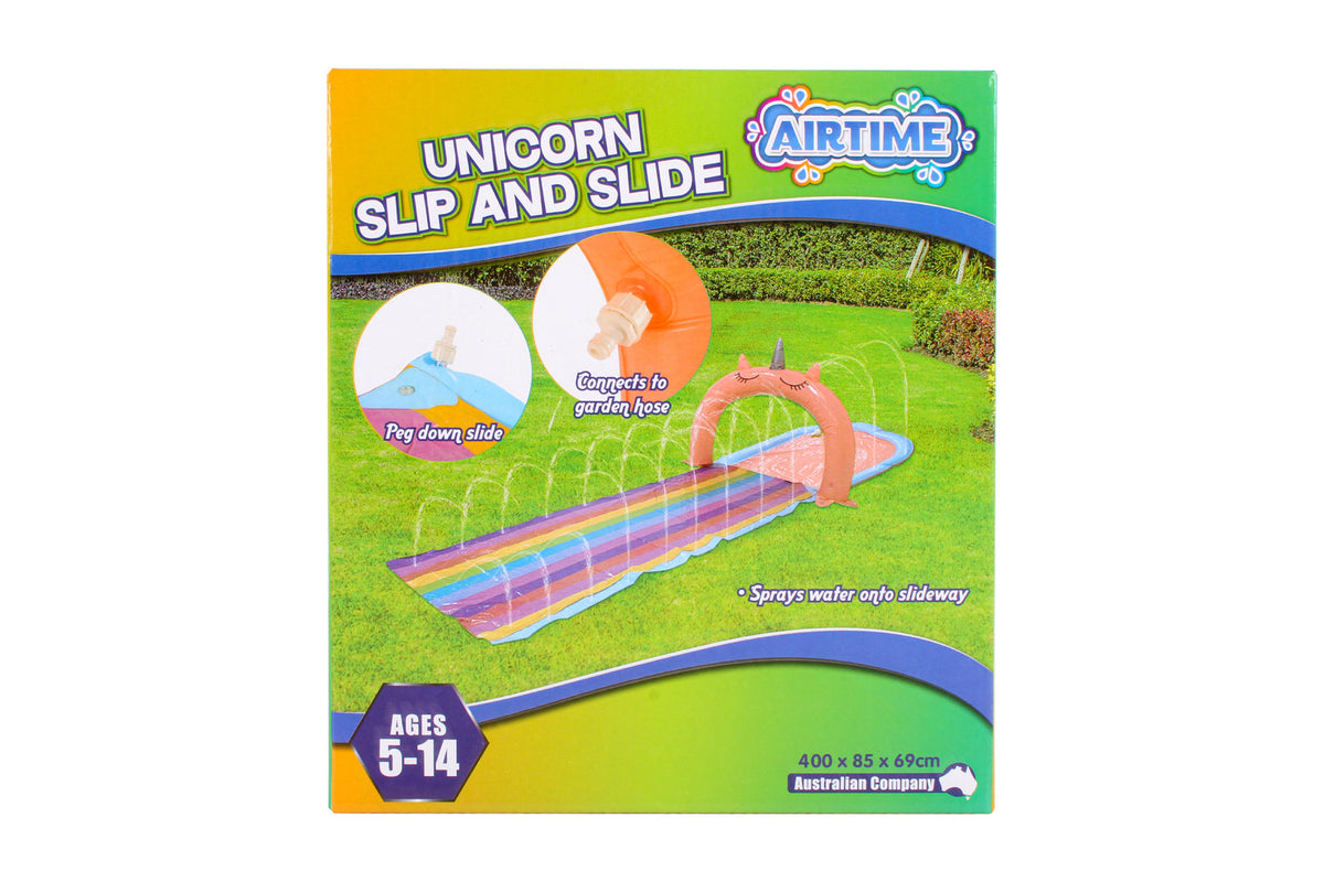 Airtime 400x105cm Unicorn Slip & Slide Toddler/Children Garden Summer Fun Toy — image 3