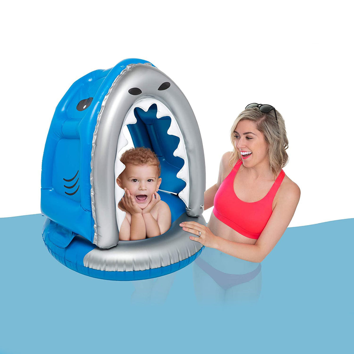 Airtime 112x112cm Shark Ring Pool/Beach Inflatable Kids/Children Floating Toy — image 3