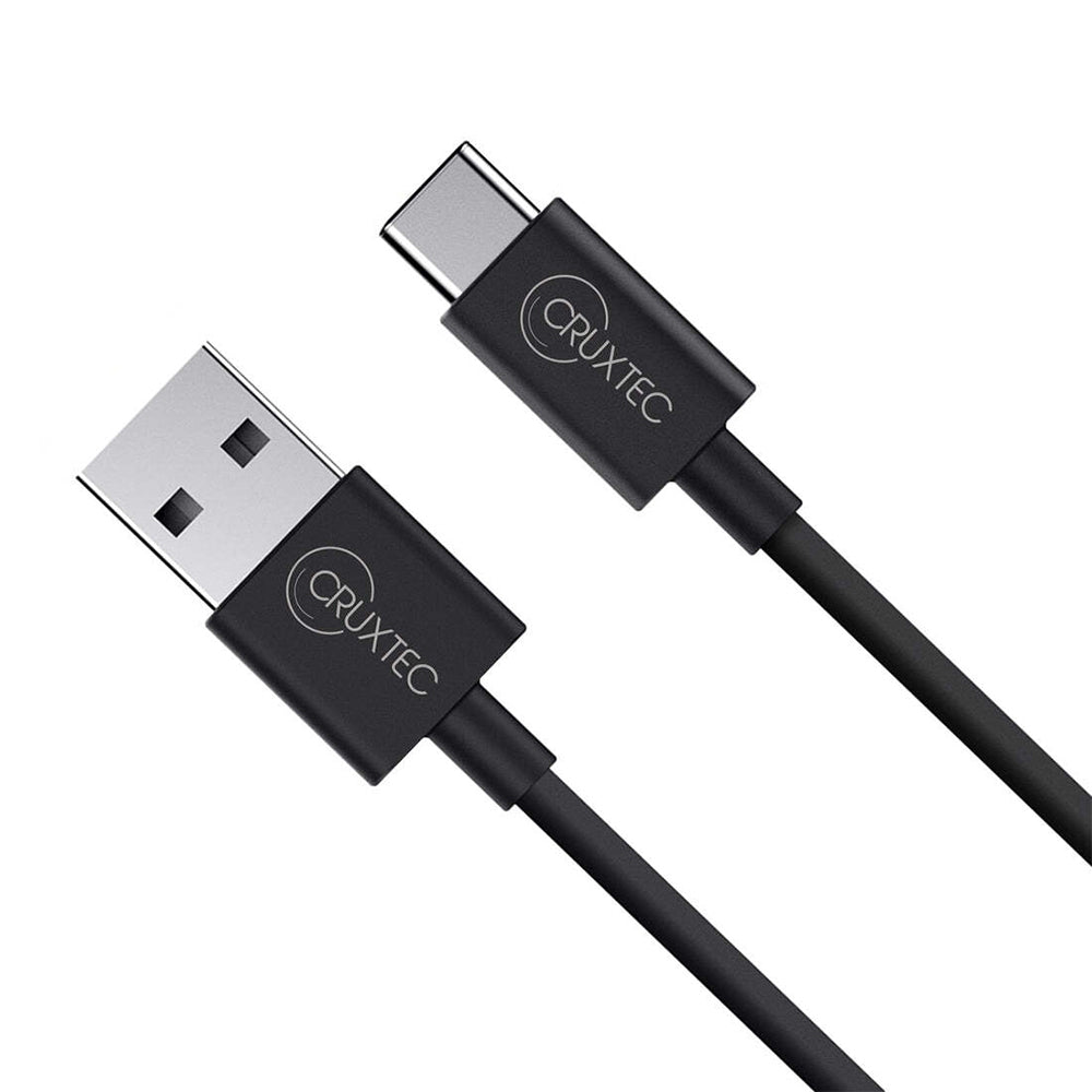 Cruxtec 1m USB-A 2.0 Male to USB Type-C Male Cable For Syncing/Charging Black — image 3