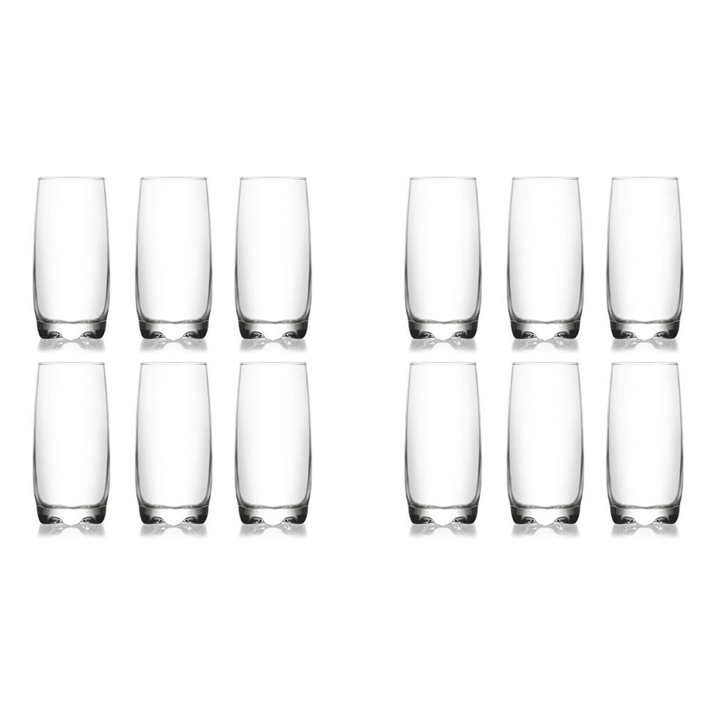 Artcraft 6pc Artcraft Ava Hi-Ball Drinking Glass Cup Wine & Water Drinkware 390ml (2 Pack)