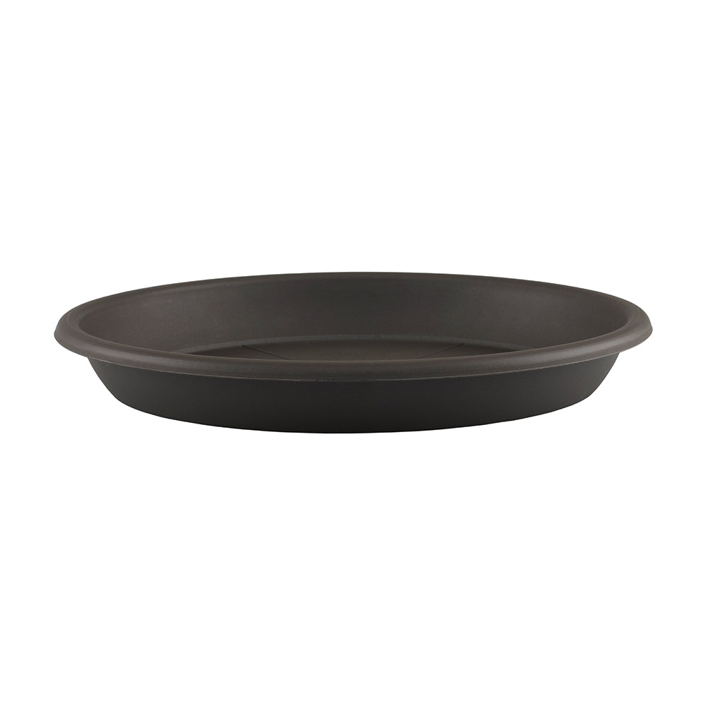Artevasi Round Plastic Indoor/Outdoor Plant Saucer For Pot 15x1.8cm Anthracite
