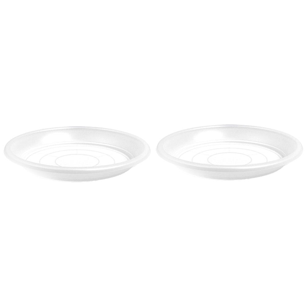 Artevasi Transparent 33cm Saucer Drip Tray Indoor/Outdoor Pot Plant Holder (2 Pack)