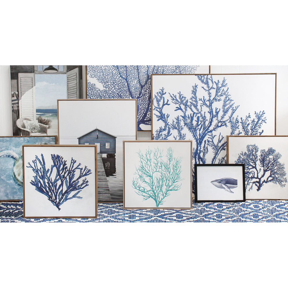 LVD Framed Canvas/Resin 50x50cm Coral 3 Wall Hanging Art Decorative Home Display — image 2