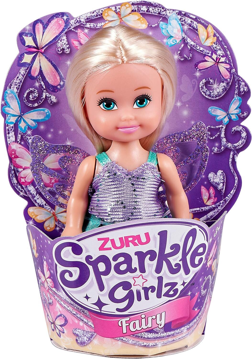 Zuru Sparkle Girlz 4.7'' Fairy Cupcake Doll Toy Kids/Children Play Assort 3+