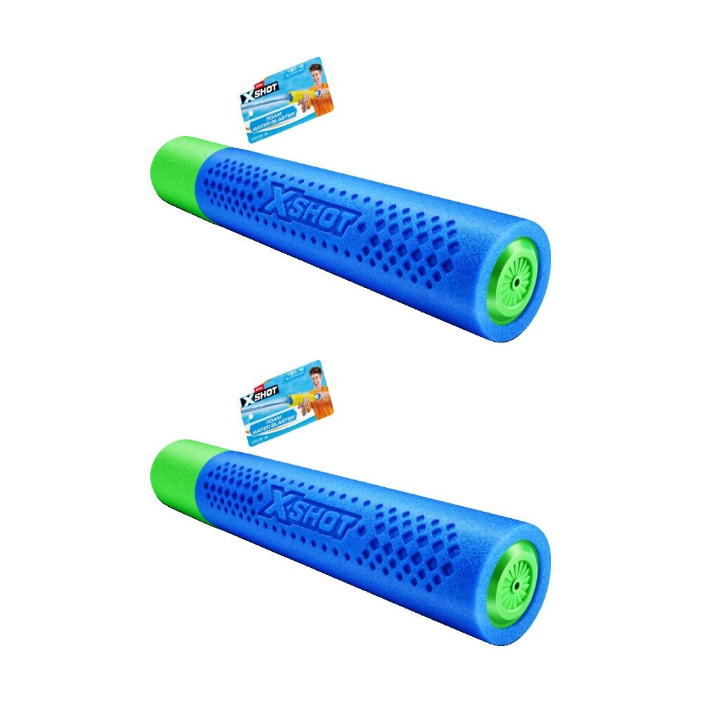 Zuru Xshot Water Warfare Foam Blaster Small Gun Kids/Children - 5y+ Assorted (2 Pack)