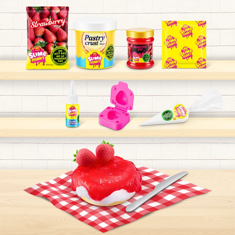 Zuru Kids Clay Slime Mart Small Shopping Bag Series 1 - Strawberry Cheesecake — image 2