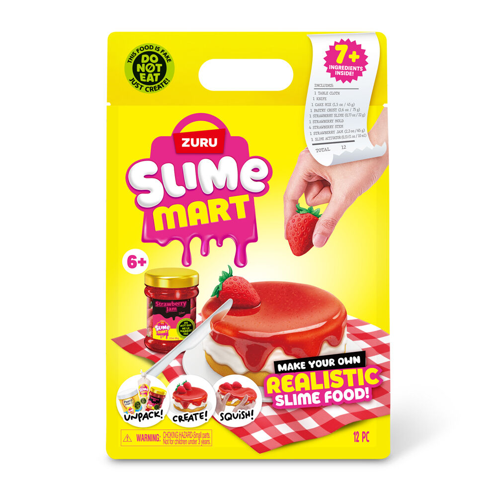 Zuru Slime Mart Small Shopping Bag Series 1 Strawberry Cheesecake Kids Clay (2 Pack) — image 2