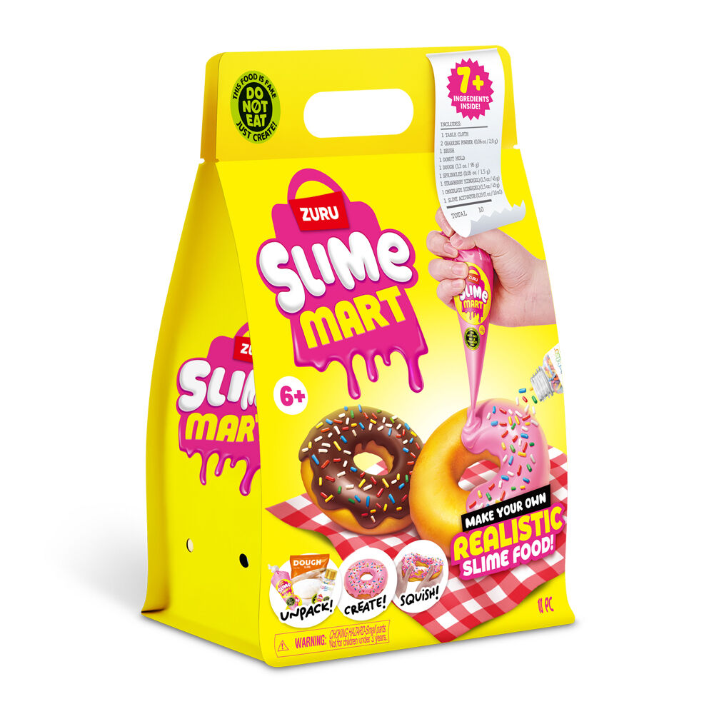 Zuru Slime Mart - Small Shopping Bag Series 1 Donut Kids Modelling Clay (2 Pack) — image 4