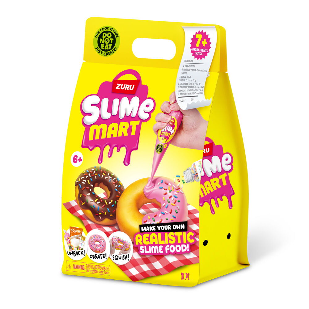 Zuru Slime Mart - Small Shopping Bag Series 1 Donut Kids Modelling Clay (2 Pack) — image 5
