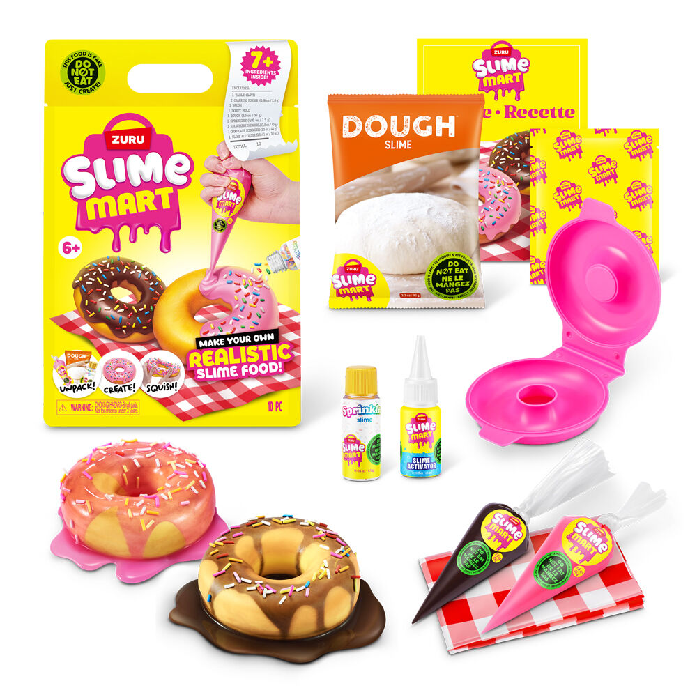 Zuru Slime Mart - Small Shopping Bag Series 1 Donut Kids Modelling Clay (2 Pack) — image 7