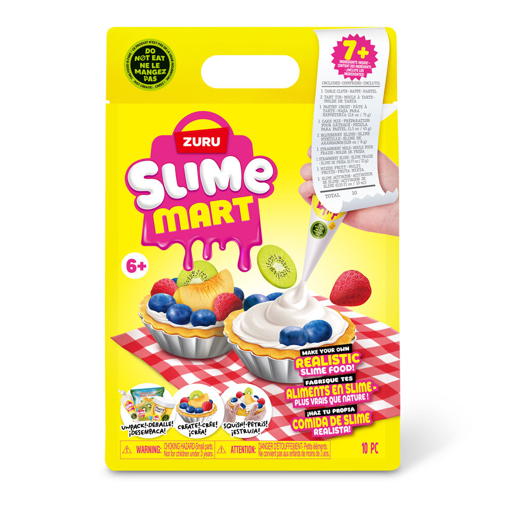 Zuru Slime Mart - Small Shopping Bag Series 1 Fruit Tart Kids Modelling Clay (2 Pack) — image 2